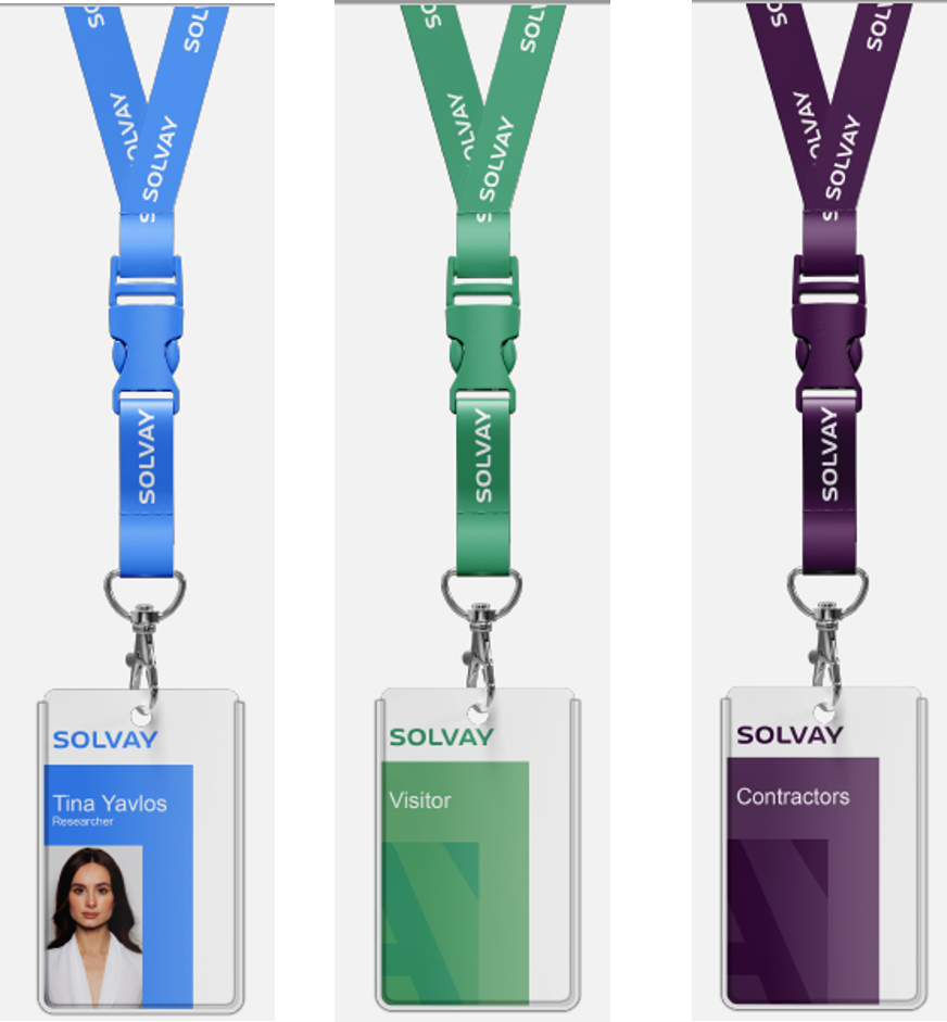 LANYARDS ILLUSTRATION EMPLOYEE CONTRACTORS VISITORS LANYARDS ILLUSTRATION EMPLOYEE CONTRACTORS VISITORS