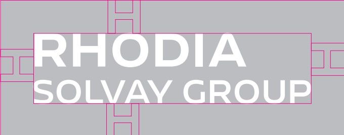 RHODIA SOLVAY GROUP LOGO LEFT ALIGNED WHITE ILLUSTRATION