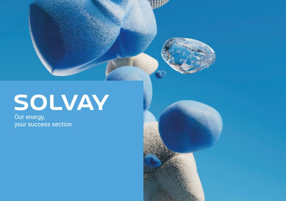 SOLVAY BROCHURES A4 HORIZONTAL BLUE illustration