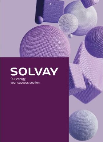 SOLVAY BROCHURES A4 PORTRAIT PURPLE illustration