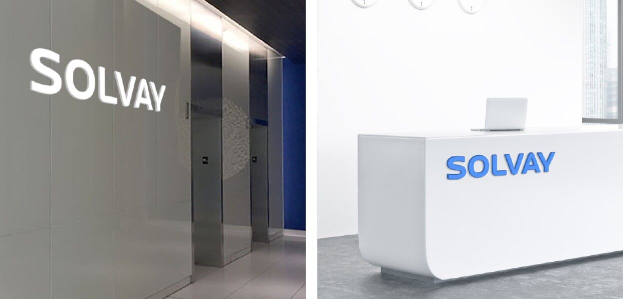 Solvay Signage