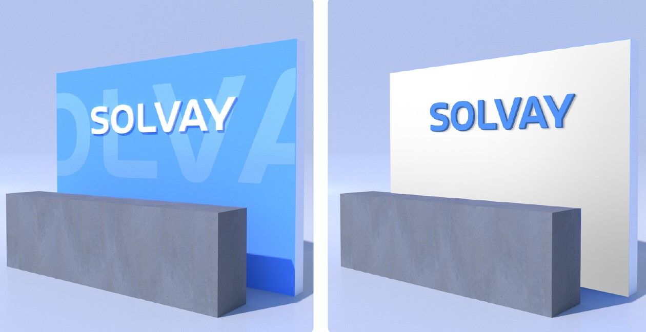 Solvay Signage