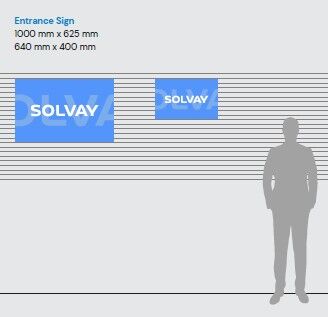 Solvay Signage