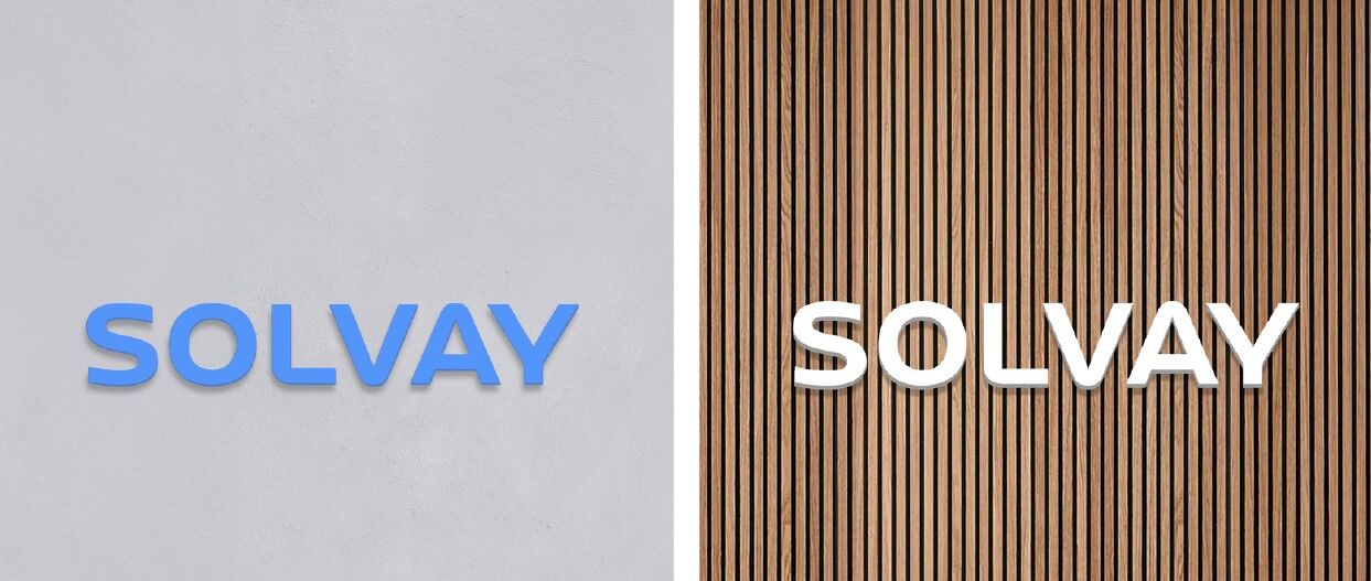 Solvay Signage